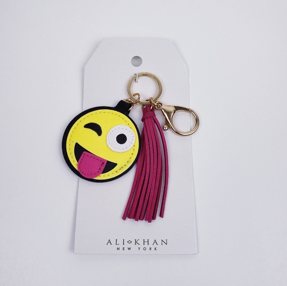 Ali Khan face emoji Keychain - Picture 1 of 2